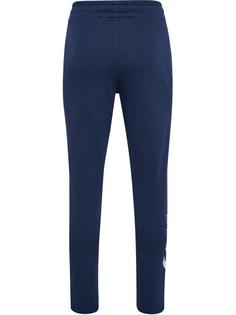 Rückansicht von hummel hmlELEMENTAL TAPERED PANTS Trainingshose Herren DRESS BLUES