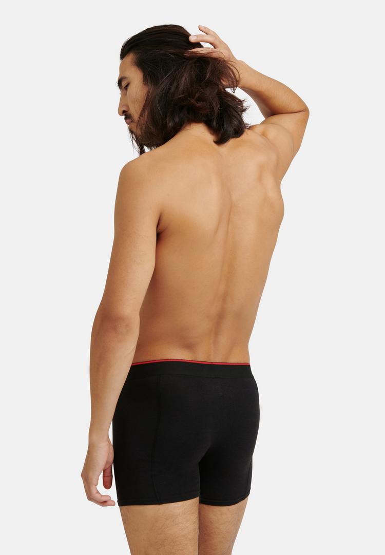 DANISH ENDURANCE DANISH ENDURANCE Bamboo Trunks Unterhose Herren - schwarz/rot - 1 | SportScheck