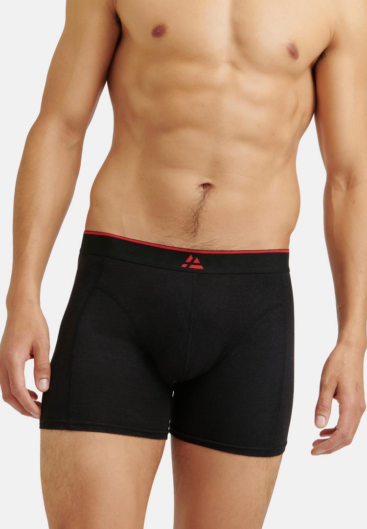 DANISH ENDURANCE DANISH ENDURANCE Bamboo Trunks Unterhose Herren - schwarz/rot - 0 | SportScheck