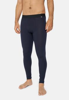 Rückansicht von DANISH ENDURANCE Merino Thermounterhose Herren dark navy