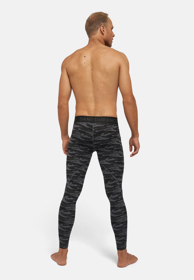 DANISH ENDURANCE DANISH ENDURANCE Compression Leggings Herren - black/grey camo - 0 | SportScheck