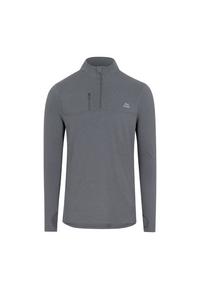 DANISH ENDURANCE Half Zip Funktionsshirt Herren - grey m&eacute;lange