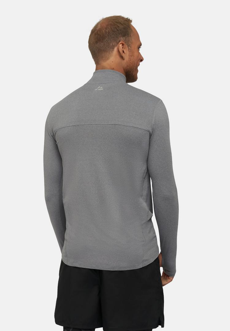 DANISH ENDURANCE DANISH ENDURANCE Half Zip Funktionsshirt Herren - grey m&eacute;lange - 1 | SportScheck