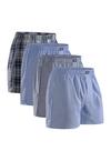 DANISH ENDURANCE American Boxers Unterhose Herren - blue/stripes mix