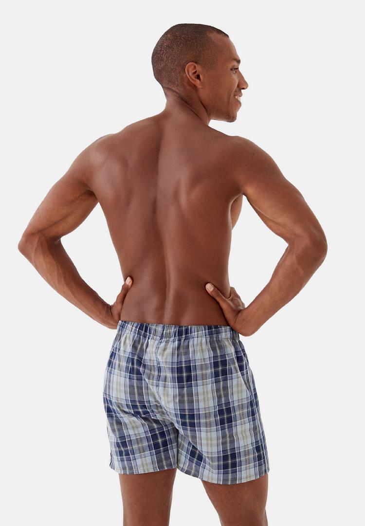 DANISH ENDURANCE DANISH ENDURANCE American Boxers Unterhose Herren - blue/stripes mix - 2 | SportScheck