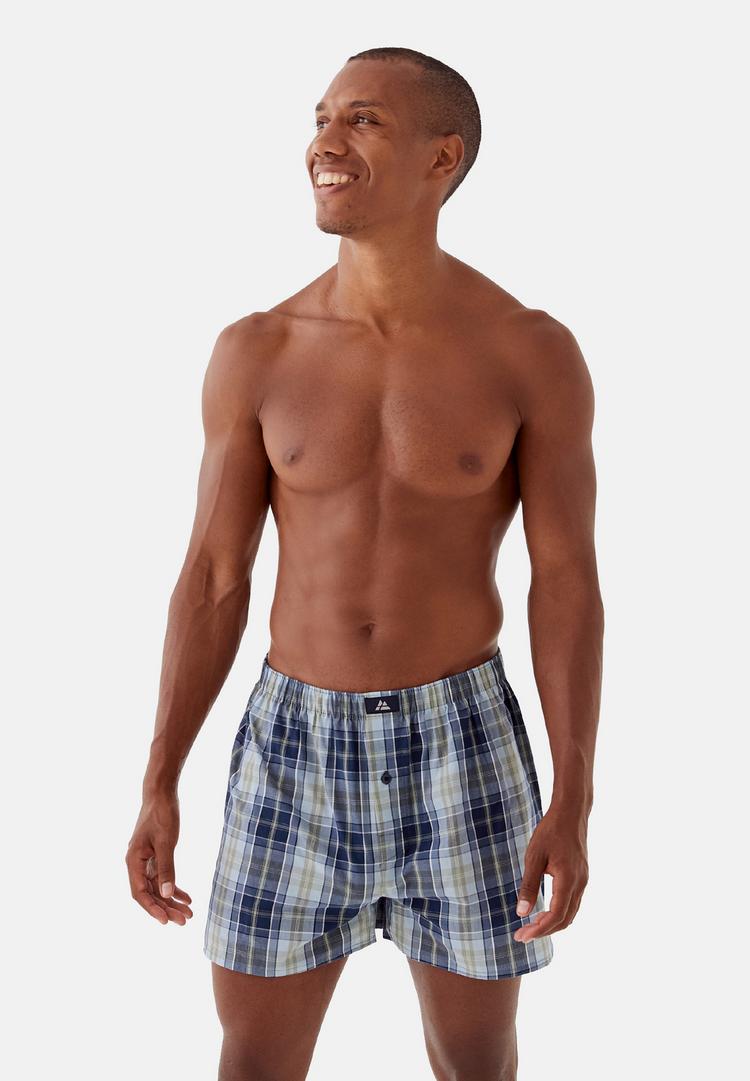 DANISH ENDURANCE DANISH ENDURANCE American Boxers Unterhose Herren - blue/stripes mix - 0 | SportScheck