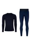 DANISH ENDURANCE Merino Baselayer W&auml;scheset Herren - dark navy
