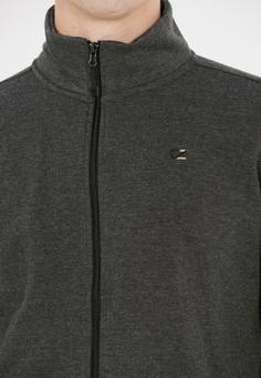 Rückansicht von Cruz Pitt Sweatjacke Herren 1011 Dark Grey Melange