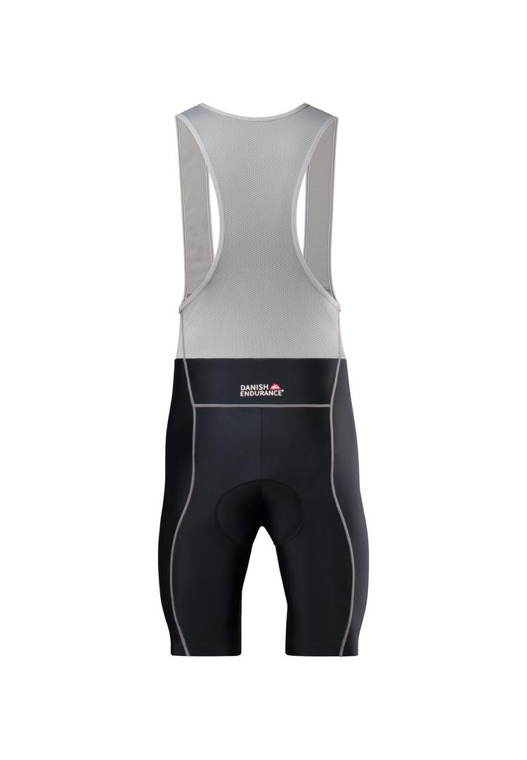 DANISH ENDURANCE DANISH ENDURANCE Cycling Bib Shorts Herren - Black/Grey - 0 | SportScheck
