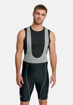 Rückansicht von DANISH ENDURANCE Cycling Bib Shorts Herren Black/Grey