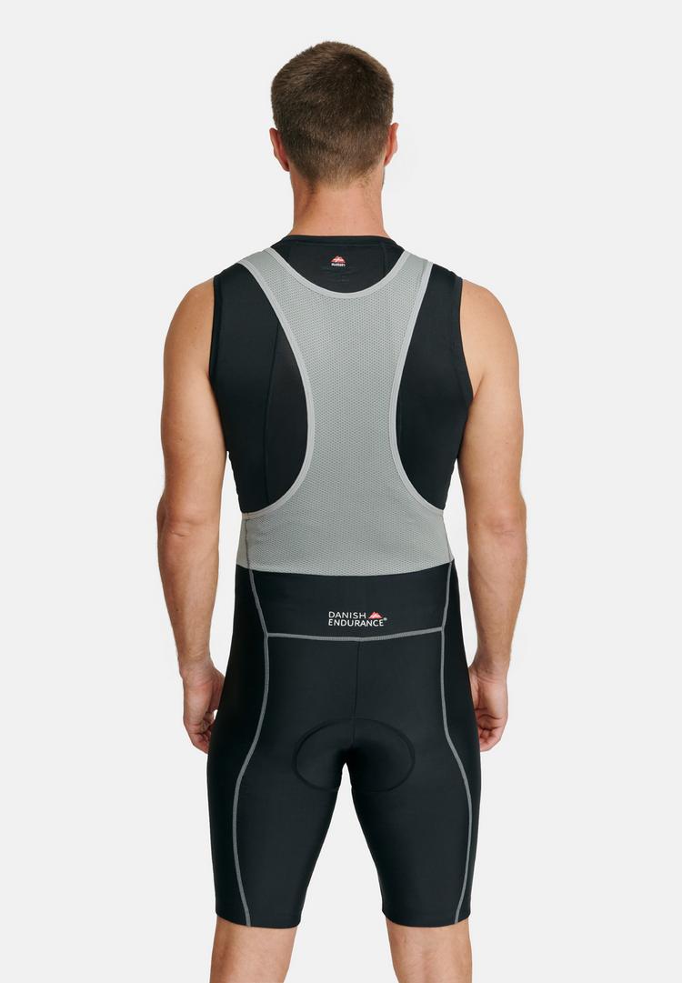 DANISH ENDURANCE DANISH ENDURANCE Cycling Bib Shorts Herren - Black/Grey - 0 | SportScheck