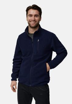 Rückansicht von DANISH ENDURANCE Micro Fleece Fleecejacke Herren dark blue