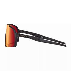 Rückansicht von DELAYON Line Tracer Sportbrille Matte Black/Red VLT 18