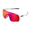 DELAYON Line Tracer Brille - Matte White-Red VLT 18