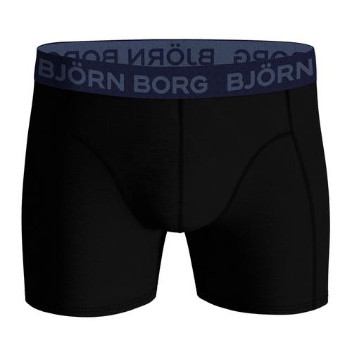 Rückansicht von Björn Borg Boxershort Hipster Herren Schwarz/Blau