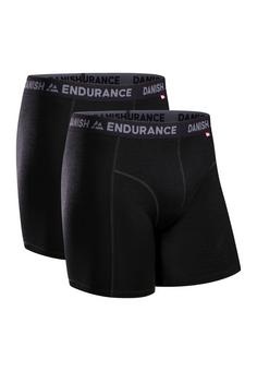 DANISH ENDURANCE Merino Trunks Boxershorts Herren schwarz