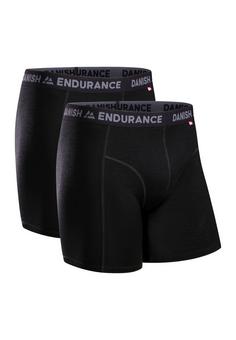 DANISH ENDURANCE Merino Boxershorts Herren schwarz