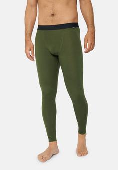 Rückansicht von DANISH ENDURANCE Merino Funktionsunterhose Herren green