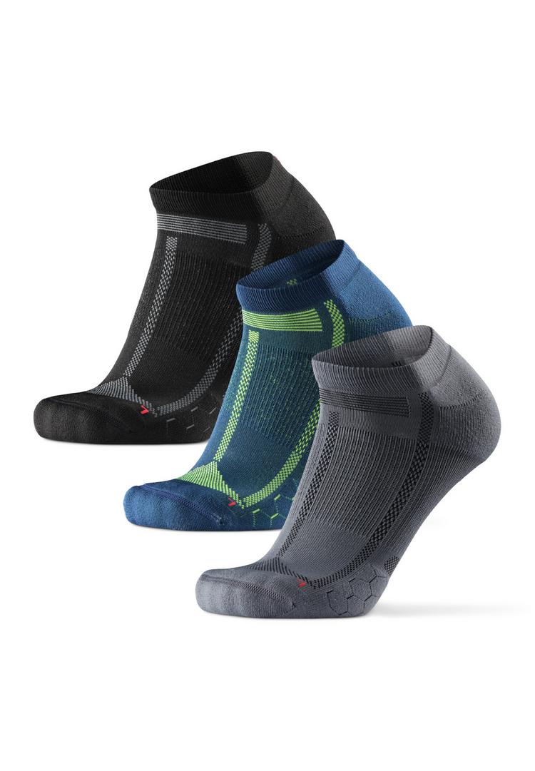 DANISH ENDURANCE DANISH ENDURANCE Long Distance Low-Cut Socken - black/blue/grey - 0 | SportScheck
