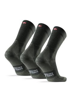 Rückansicht von DANISH ENDURANCE Hiking Classic Wandersocken forest green