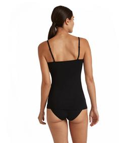Rückansicht von Falke Daily Lace Unterhemd Damen black (3000)
