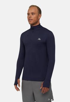 Rückansicht von DANISH ENDURANCE Half Zip Funktionsshirt Herren navy