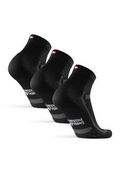 Rückansicht von DANISH ENDURANCE Long Distance Laufsocken Black/Grey