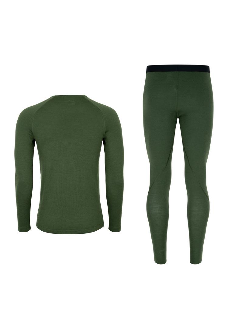 DANISH ENDURANCE DANISH ENDURANCE Merino Baselayer W&auml;scheset Herren - green - 0 | SportScheck