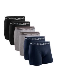 DANISH ENDURANCE Classic Trunks Boxershorts Herren blue/grey mix