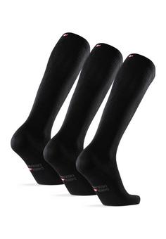 Rückansicht von DANISH ENDURANCE Organic Compression Sportsocken schwarz