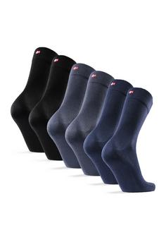 DANISH ENDURANCE Bamboo Business Sportsocken black/grey/navy