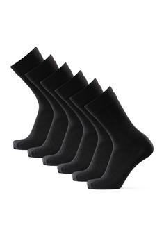 Rückansicht von DANISH ENDURANCE Bamboo Business Sportsocken schwarz