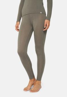 Rückansicht von DANISH ENDURANCE Merino Thermounterhose Damen grey