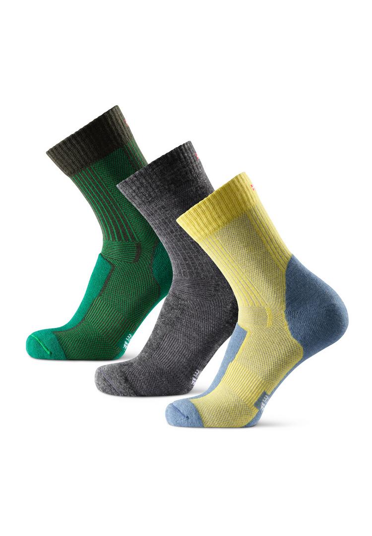 DANISH ENDURANCE DANISH ENDURANCE Merino Hiking Light Socken - yellow/grey/green - 0 | SportScheck