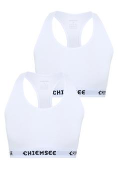 Chiemsee Bustier-Top Sport-BH Damen 1010 White/White