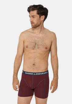 Rückansicht von DANISH ENDURANCE Classic Trunks Boxershorts Herren navy/green/bordeaux