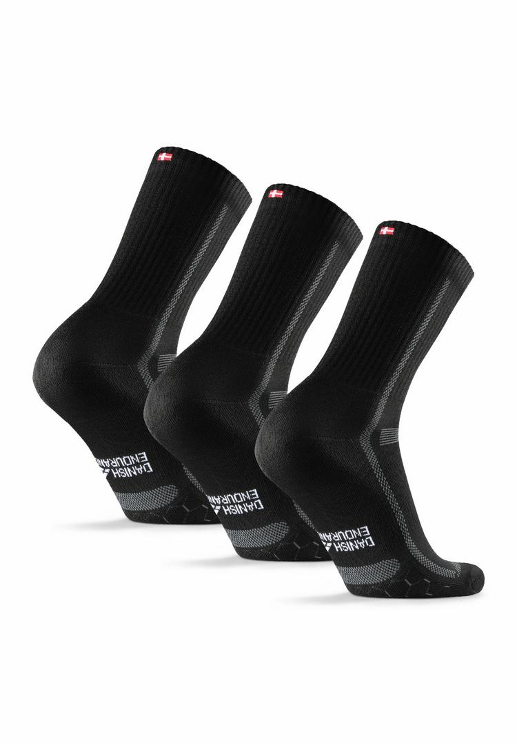 DANISH ENDURANCE DANISH ENDURANCE Long Distance Crew Socken - Black/Grey - 0 | SportScheck