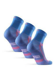 Rückansicht von DANISH ENDURANCE Long Distance Laufsocken blau