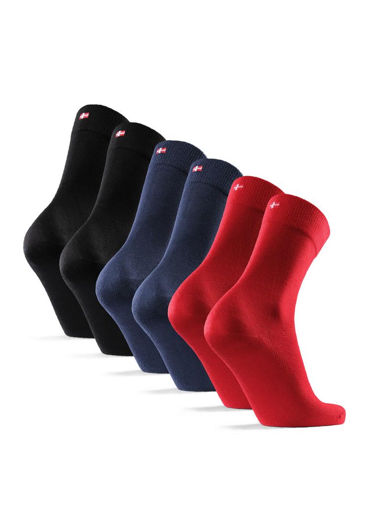 DANISH ENDURANCE DANISH ENDURANCE Bamboo Business Socken - red/black/navy - 0 | SportScheck