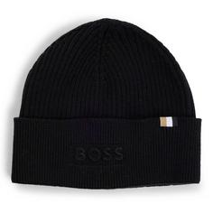 Boss Mütze Beanie Herren Schwarz