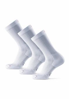 Rückansicht von DANISH ENDURANCE Long Distance Crew Laufsocken weiß