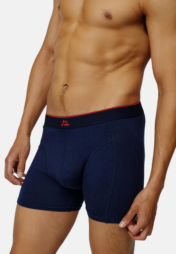 DANISH ENDURANCE DANISH ENDURANCE Bamboo Trunks Unterhose Herren - black_red_navy_red - 0 | SportScheck