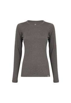 DANISH ENDURANCE Merino Unterhemd Damen grey