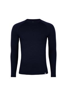DANISH ENDURANCE Merino Funktionsshirt Herren dark navy