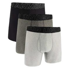 Under Armour Boxershort Hipster Herren Schwarz/Grau