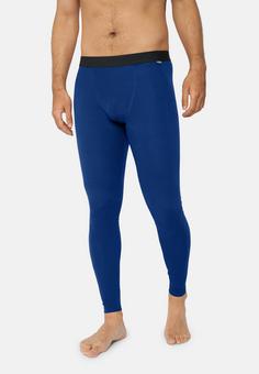 Rückansicht von DANISH ENDURANCE Merino Thermounterhose Herren navy