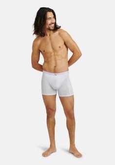 Rückansicht von DANISH ENDURANCE Bamboo Boxershorts Herren weiß