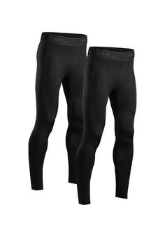 DANISH ENDURANCE Kompressionshose Leggings Herren schwarz