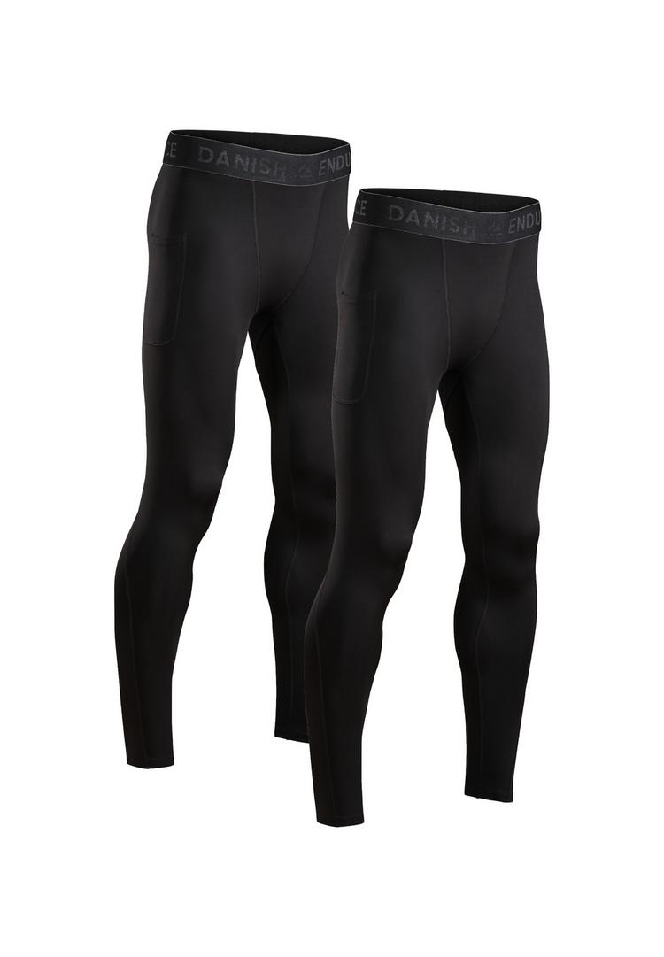 DANISH ENDURANCE DANISH ENDURANCE Compression Leggings Herren - schwarz - 0 | SportScheck