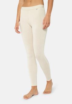 Rückansicht von DANISH ENDURANCE Merino Thermounterhose Damen off-white